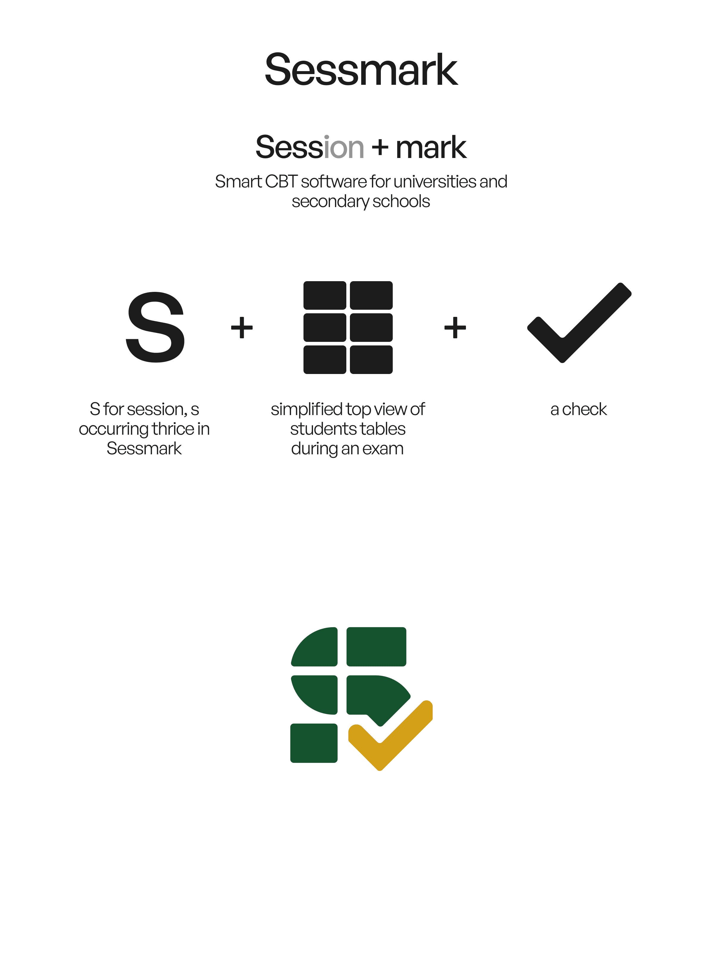 Logo exploration for Sessmark